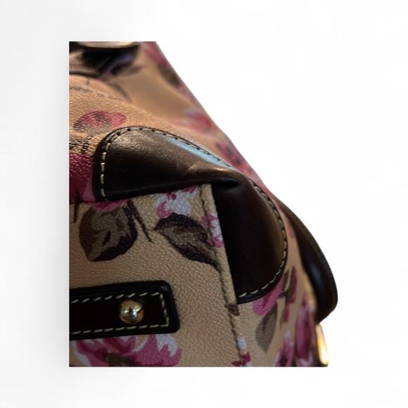 Dooney & Bourke Pink Floral Shoulder Bag - Picture 8 of 11